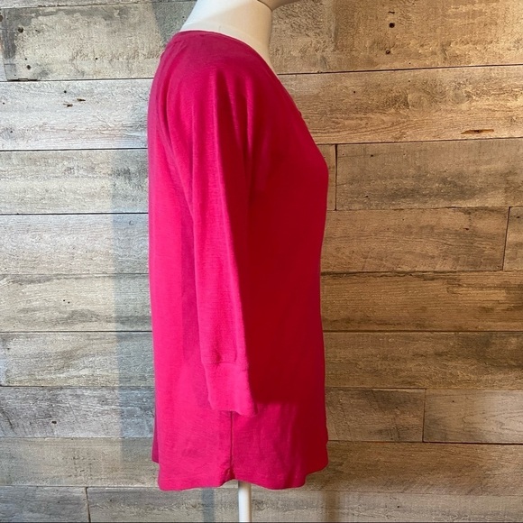 Calvin Klein  women’s fuchsia long-sleeved performance shirt in size small - Picture 4 of 7